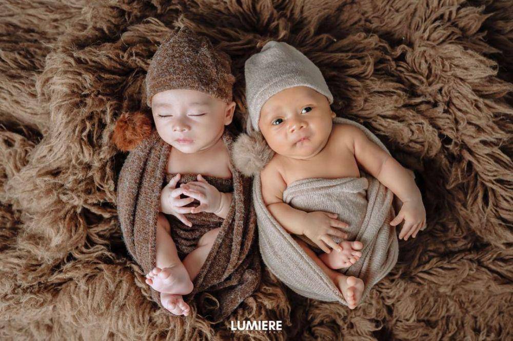 pemotretan baby Leslar dan Adzam (Instagram.com/nathalieholscher)
