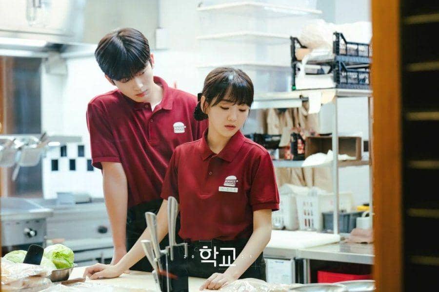 Kim Yohan dan Jo Yi Hyun di School 2021 (dok. KBS2/School 2021)