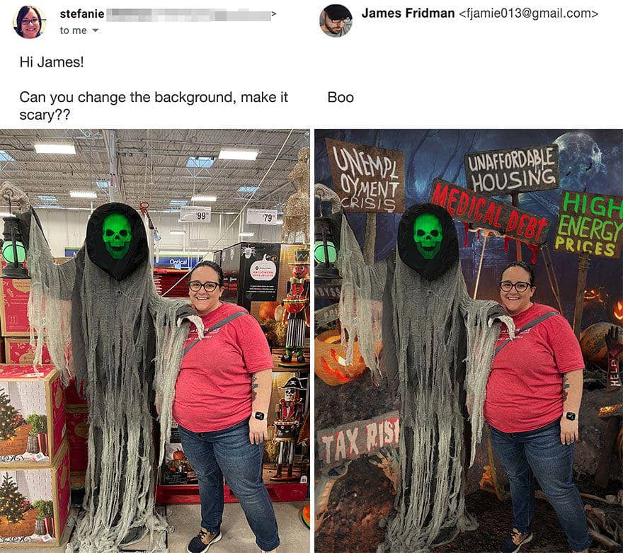 hasil minta dieditin kocak (twitter.com/fjamie013)