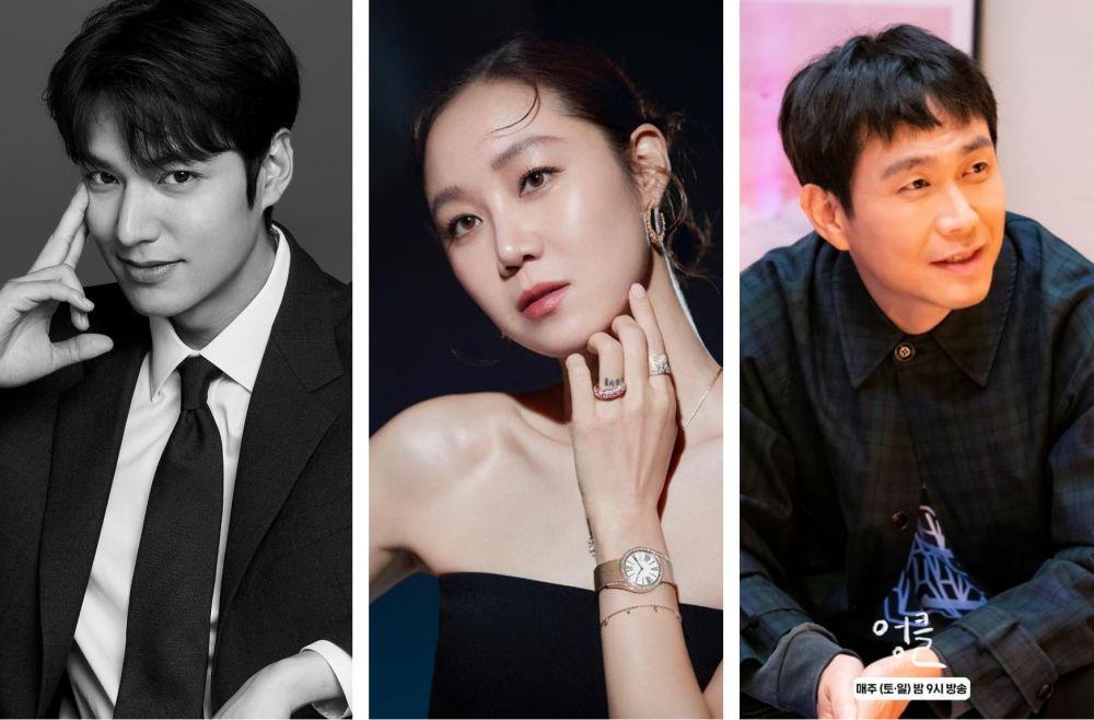 kolase potret Lee Min Ho, Gong Hyo Jin, dan Oh Jung Se (instagram.com/actorleeminho | instagram.com/rovvxhyo | instagram.com/tvchosuninsta)