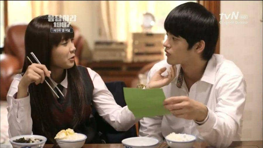 Jung Eun Ji dan Seo In Guk di Reply 1997 (dok. tvN/Reply 1997)