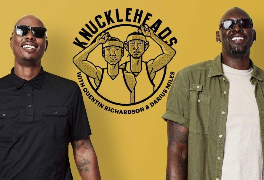 Quentin Richardson dan Darius Miles memandu siniar Knuckleheads di The Players' Tribune. (theplayerstribune.com)