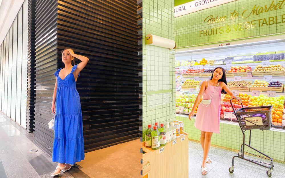 10 Inspirasi Dress Simpel ala Ayya Renita, Pemeran Kiki Ikatan Cinta