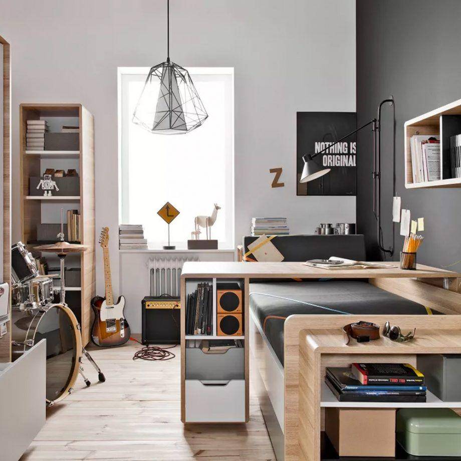 ilustrasi dekorasi kamar tidur untuk remaja laki-laki (Wayfair via idealhome.co.uk)