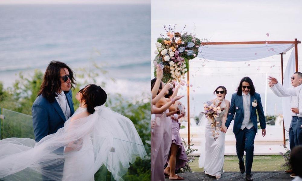 9 Dekorasi Pernikahan Ello, Berlatar Pantai Bali yang Cantik