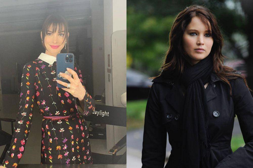 Anne Hathaway dan Jennifer Lawrence (instagram.com/annehathaway | dok. The Weinstein Company/Silver Linings Playbook)