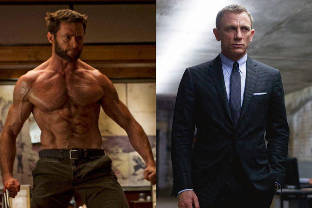 Hugh Jackman dan Daniel Craig (dok. 20th Century Pictures/Wolverine | dok. 	 Universal Pictures/No Time To Die)