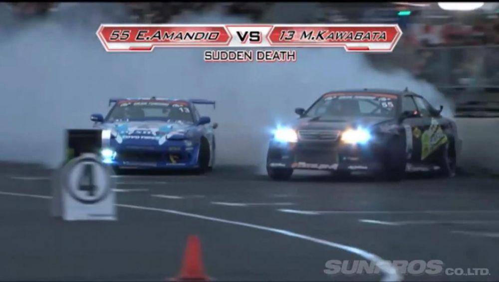 Emmanuelle Amandio bertarung lawan Masato Kawabata di D1GP (instagram.com/emmanuelle_amandio)