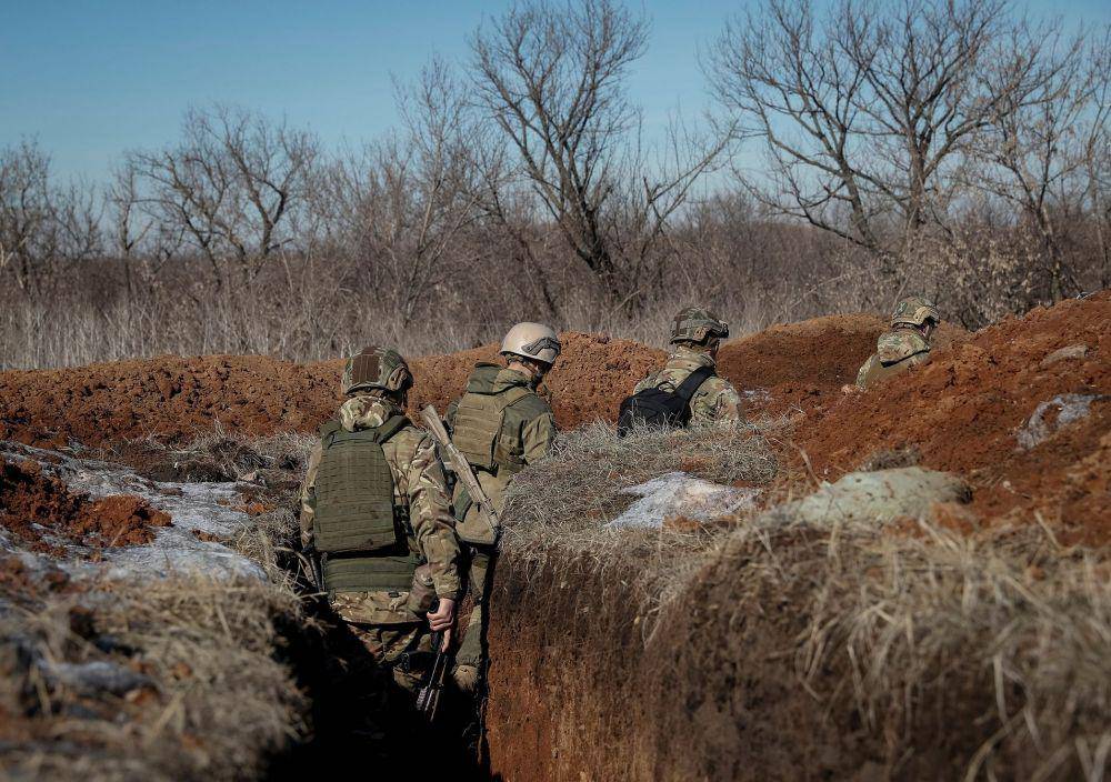Militer Ukraina di Donbas. (twitter.com/Military9Army)