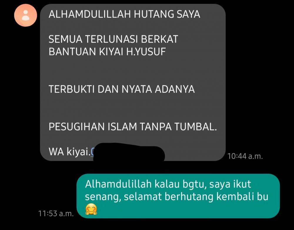 Chat modus berujung lawak (twitter.com/xunqiraa94)