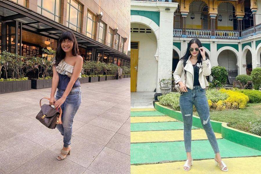 Adu gaya Salshadilla Juwita vs Nadya Indry. (instagram.com/salshaindradjaja / instagram.com/nadyaindry)