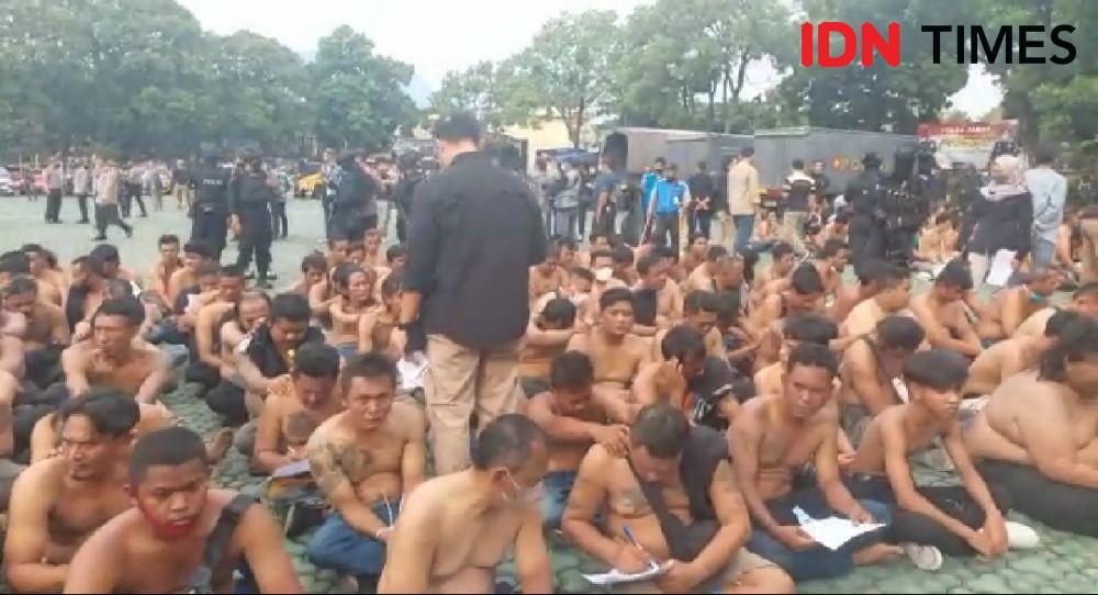 Demo Berujung Anarkis, Polda Jabar Amankan Ratusan Anggota Ormas GMBI