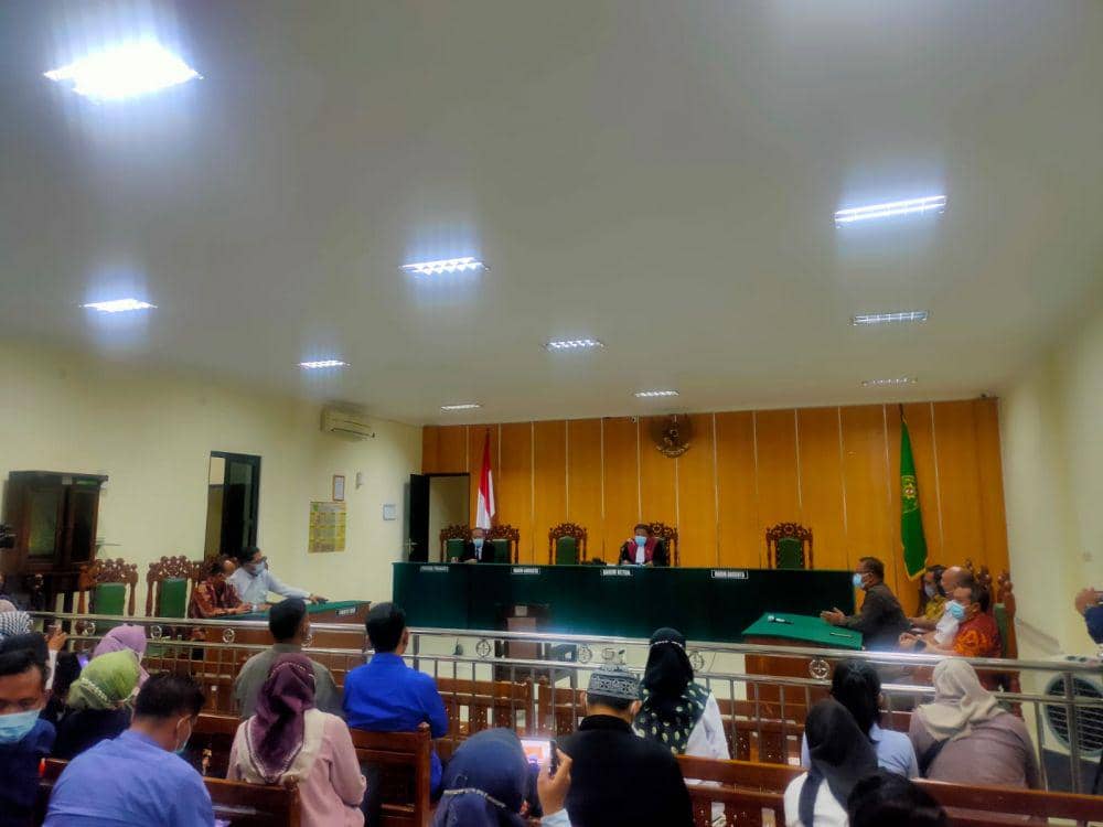 Sidang putusan praperadilan MSA di PN Jombang. IDN Times/Zainul Arifin