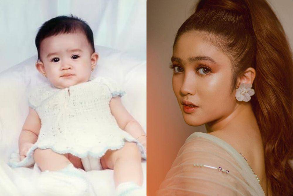 potret kolase masa kecil dan kini Febby Rastanty (instagram.com/febbyrastanty)