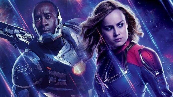 War Machine dan Captain Marvel dari poster Endgame. (Dok. Marvel Studios/Avengers: Endgame)