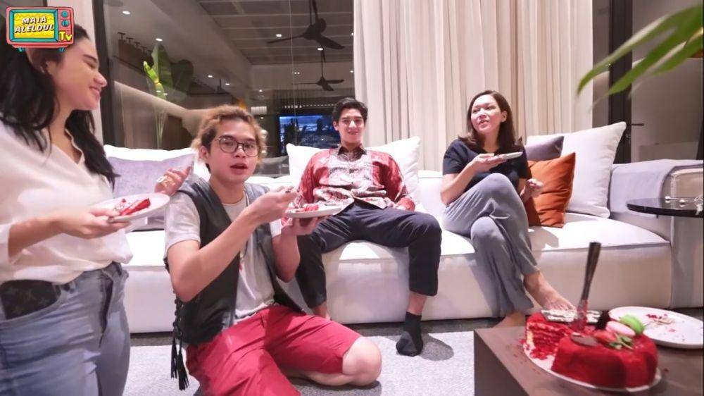 potret kejutan ulang tahun Maia Estianty (youtube/Maia AlElDul TV)