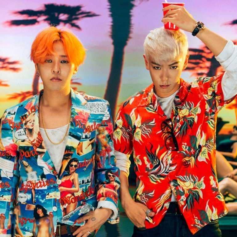 potret G-Dragon dan T.O.P BIGBANG (twitter.com/allkpop)