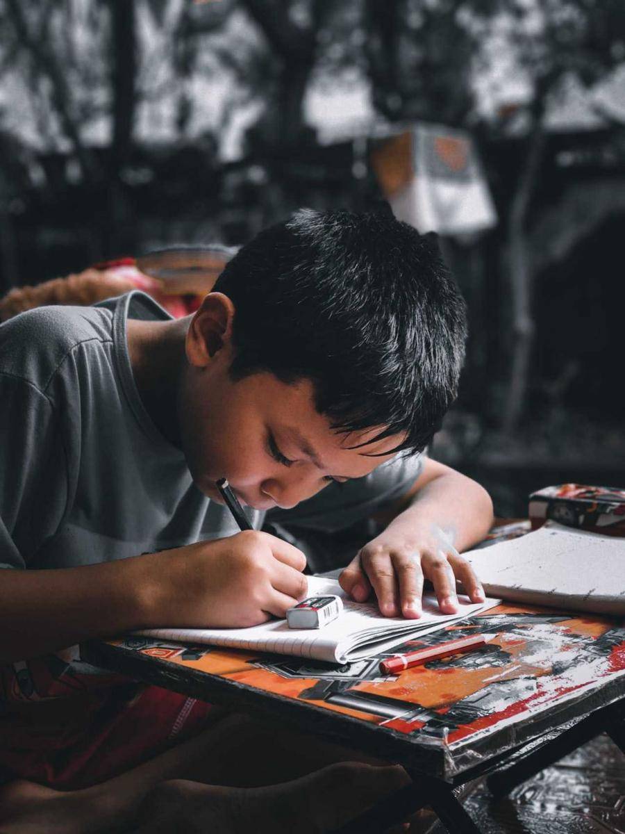 ilustrasi anak belajar (pexels.com/Ida Bagus Anggarama)