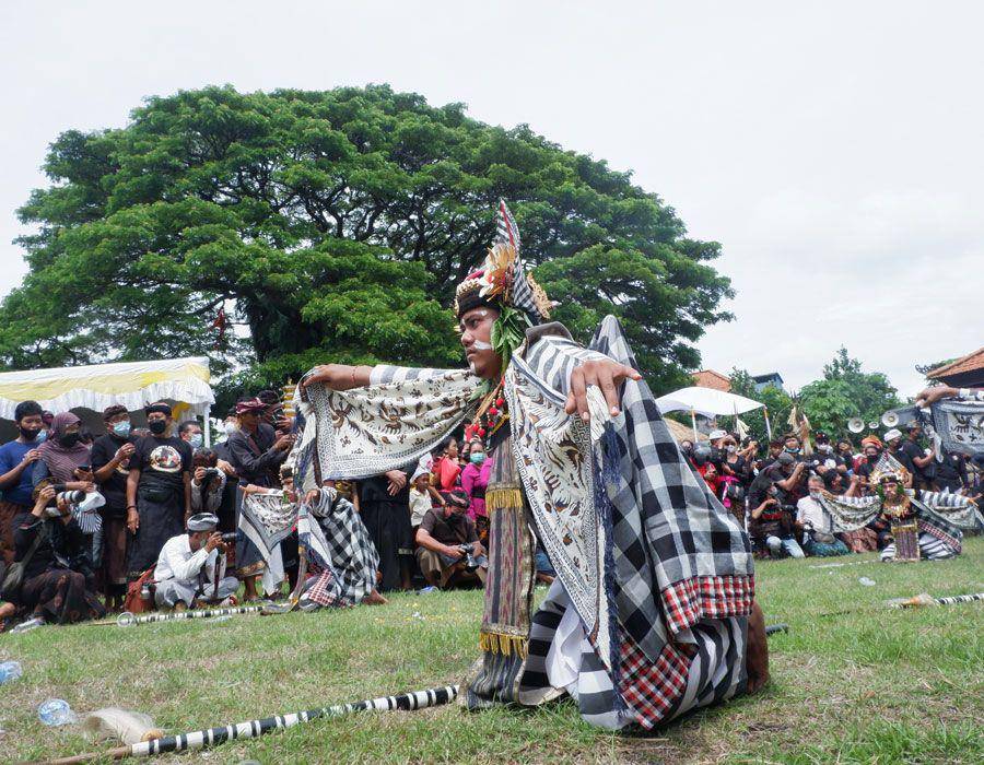 Tari Baris Katekok Jago. (Dok. Pribadi/Ari Budiadnyana)