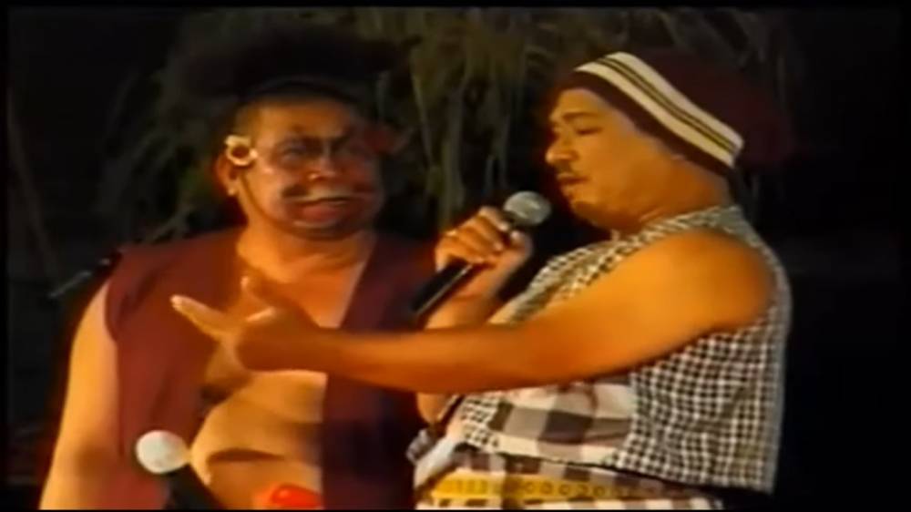 Dabdab (Kiri) dan Komang Apel (Kanan). (YouTube.com/RUPA BALI)