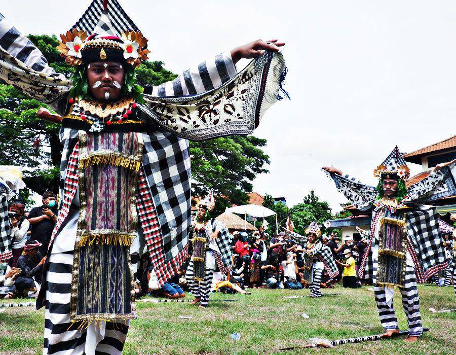 Tari Baris Katekok Jago. (Dok. Pribadi/Ari Budiadnyana)