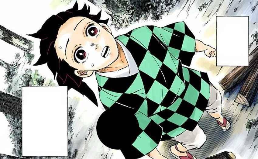Sumiyoshi, saat Tanjiro melihat memori leluhurnya ini di bab 185. (Dok. Shueisha/Demon Slayer: Kimetsu no Yaiba)