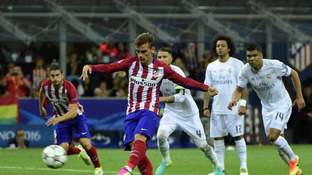 potret partai Atletico Madrid melawan Real Madrid di final Liga Champions 2015/2016 (skysports.com)
