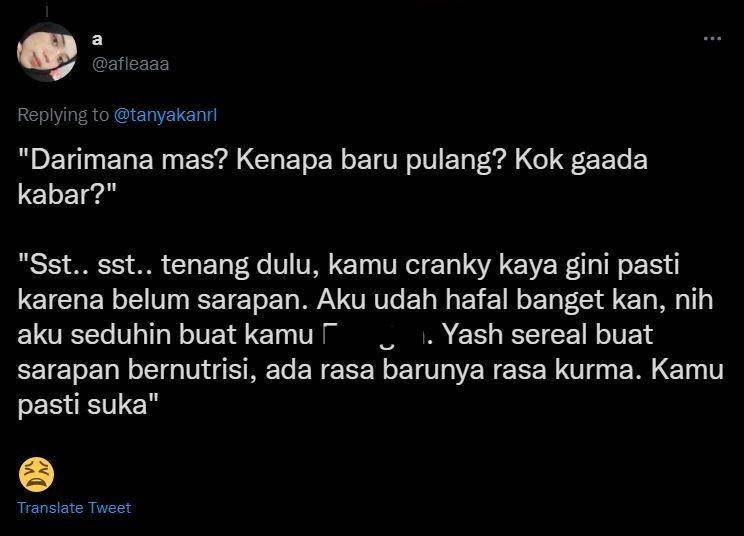 reaksi kocak Layangan Putus tayang di TV (twitter.com/afleaaa)