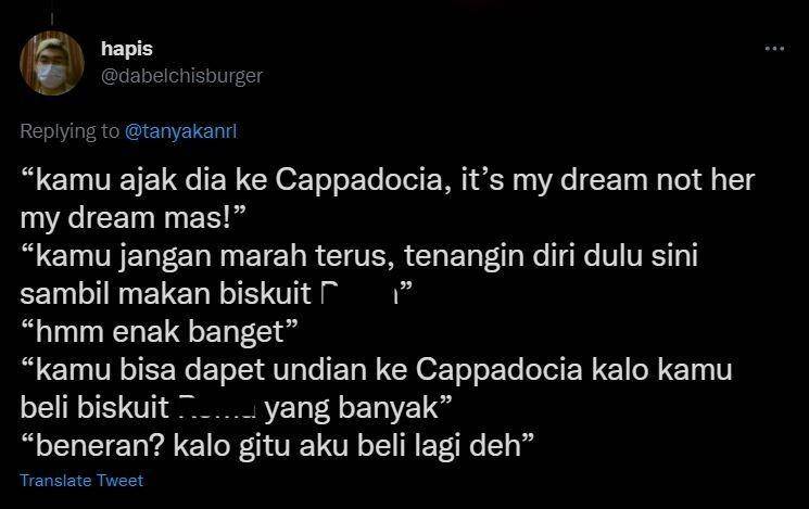 reaksi kocak Layangan Putus tayang di TV (twitter.com/dabelchisburger)