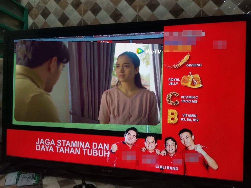 reaksi kocak Layangan Putus tayang di TV (twitter.com/asn_1412)