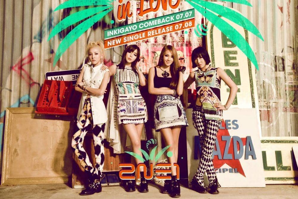 9 Lagu 2NE1 dengan Trofi Music Show Terbanyak