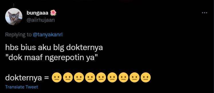 curhat kocak habis dibius operasi (twitter.com/aiirhujaan)