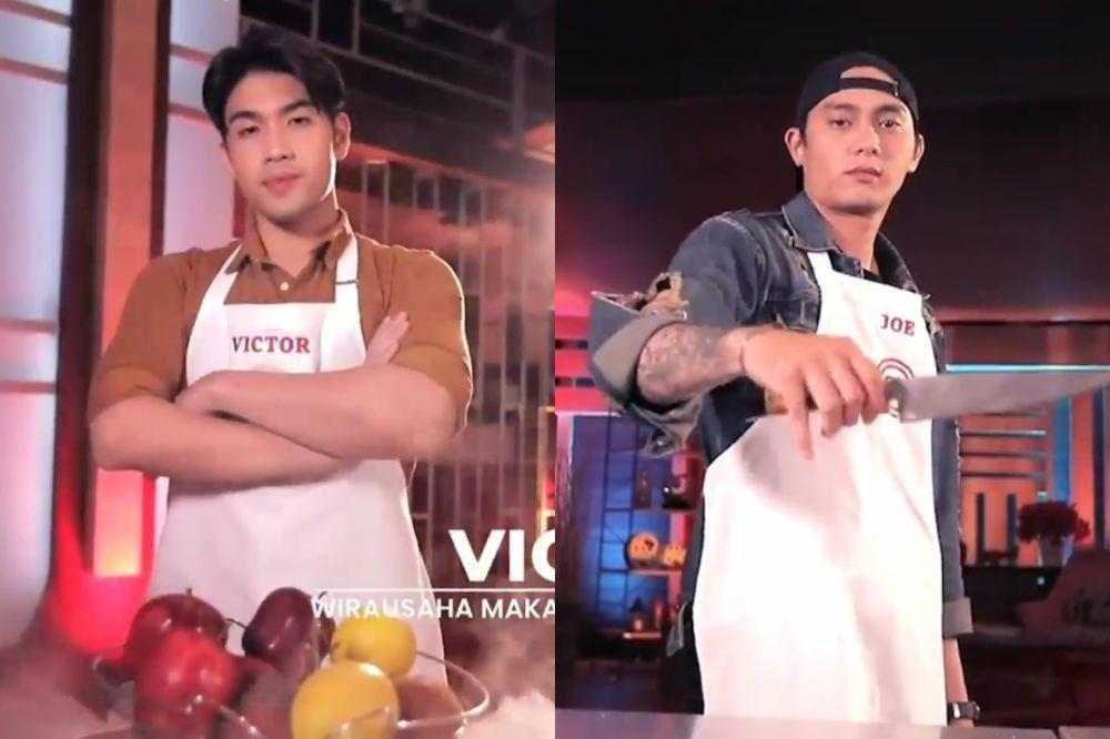 10 Potret Adu Gagah Victor vs Joe MasterChef Indonesia 9, Duo Cogan