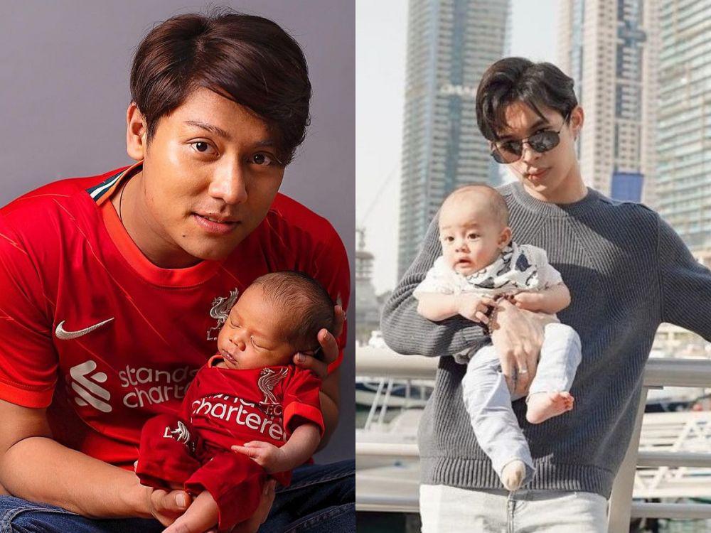 Papa Muda Hits! 10 Adu Gaya Rizky Billar vs Rey Mbayang Momong Anak
