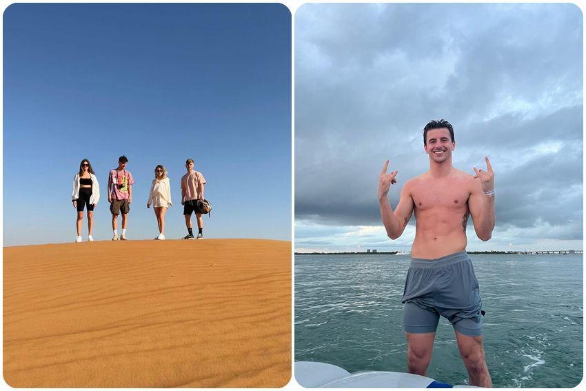 10 Potret Pesepak bola Menikmati Masa Liburan, Ada yang Double Date!
