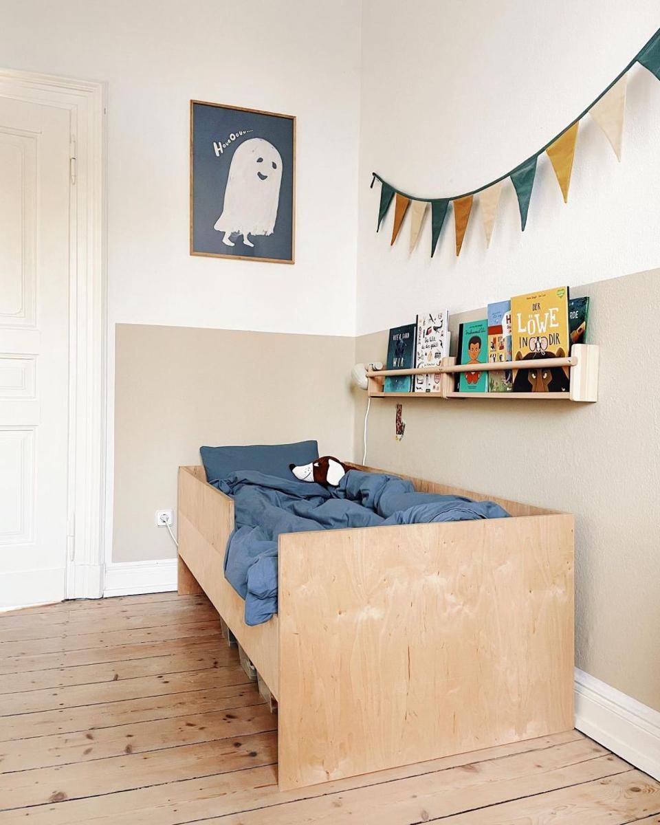 kamar anak dengan kasur mungil (instagram.com/vier.im.quartier)