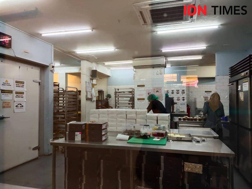 Dapur Ann's Bakehouse & Creamery di Barito, Jakarta Selatan. (IDN Times/Ridwan Aji Pitoko)