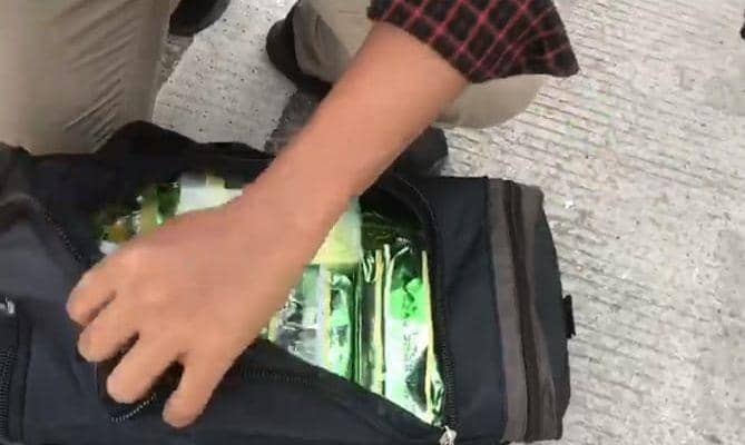 Penyelundupan narkotika jenis sabu seberat 15 kilogram (kg) digagalkan Polres Mesuji dan tim Badan Narkotika Nasional (BNN) Provinsi Sumatra Selatan, Sabtu (29/1/2022). (Tangkapan Layar Video Polres Mesuji).
