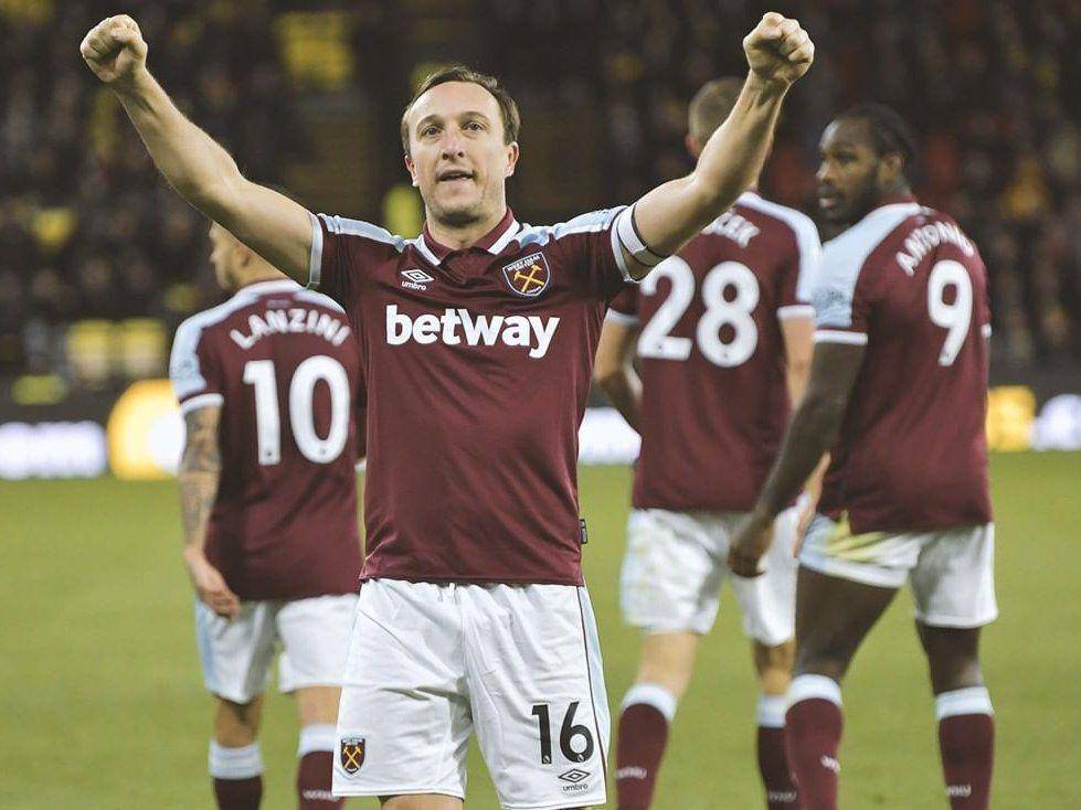 para pemain West Ham United merayakan gol (instagram.com/westham)