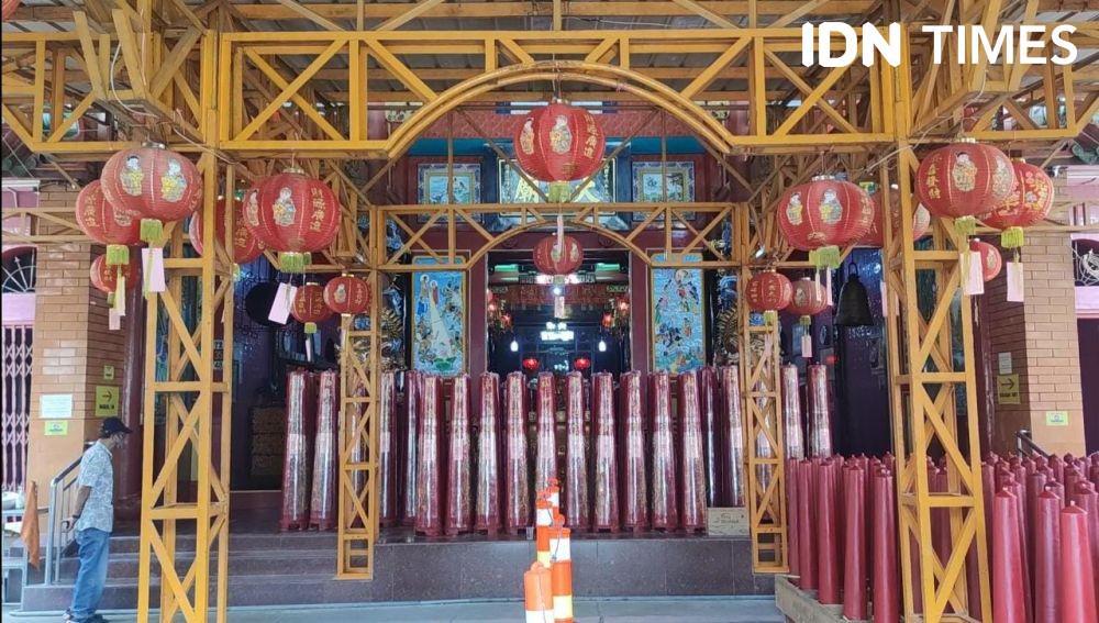 Melongok Perayaan Imlek 2022 di Vihara Thay Hin Bio Bandar Lampung