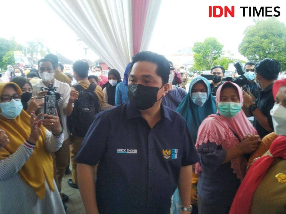 Menteri BUMN Beri Bantuan Umrah ke Orang Tua Korban Karyawati BRI-Link