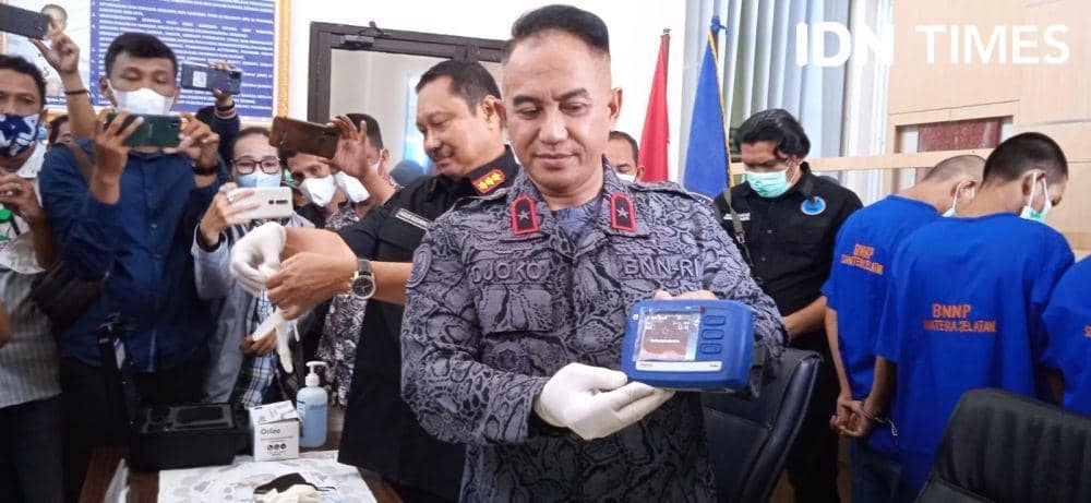 15 Kilo Sabu Digagalkan Masuk Sumsel Lewat Tol
