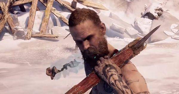Kemampuan Baldur dalam manipulasi es  ( Dok. Santa Monica Studio / God of War )