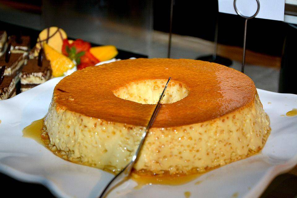 ilustrasi puding nangka saus karamel (pixabay.com/viadireta)
