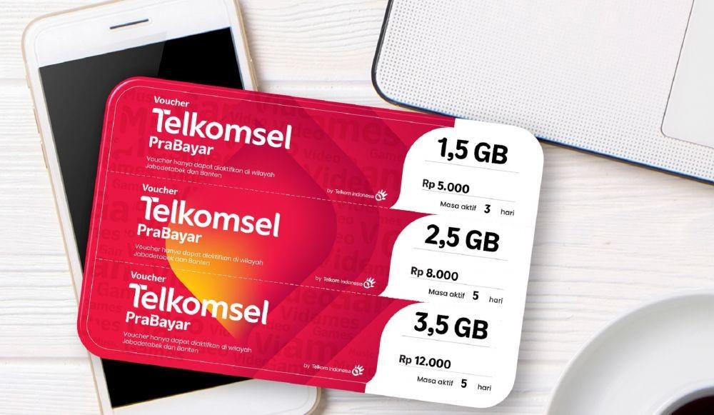 Mau Internetan Murah? Telkomsel Kini Punya Voucher Fisik Rp8 Ribu!