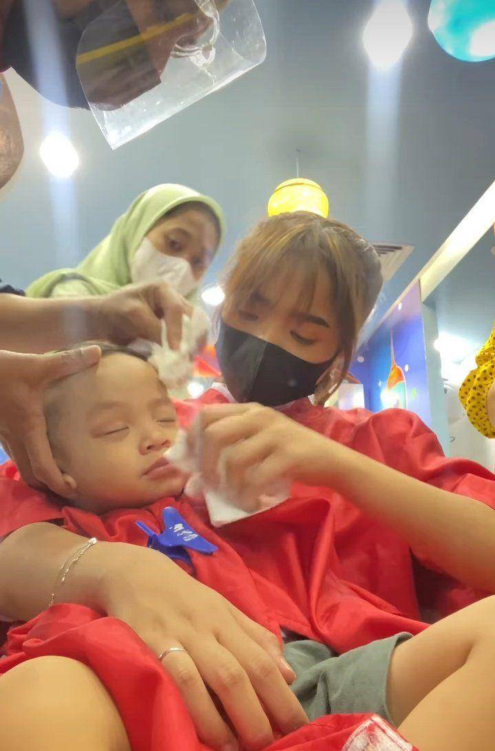potret Gala dengan rambut baru (instagram.com/fuji_an)
