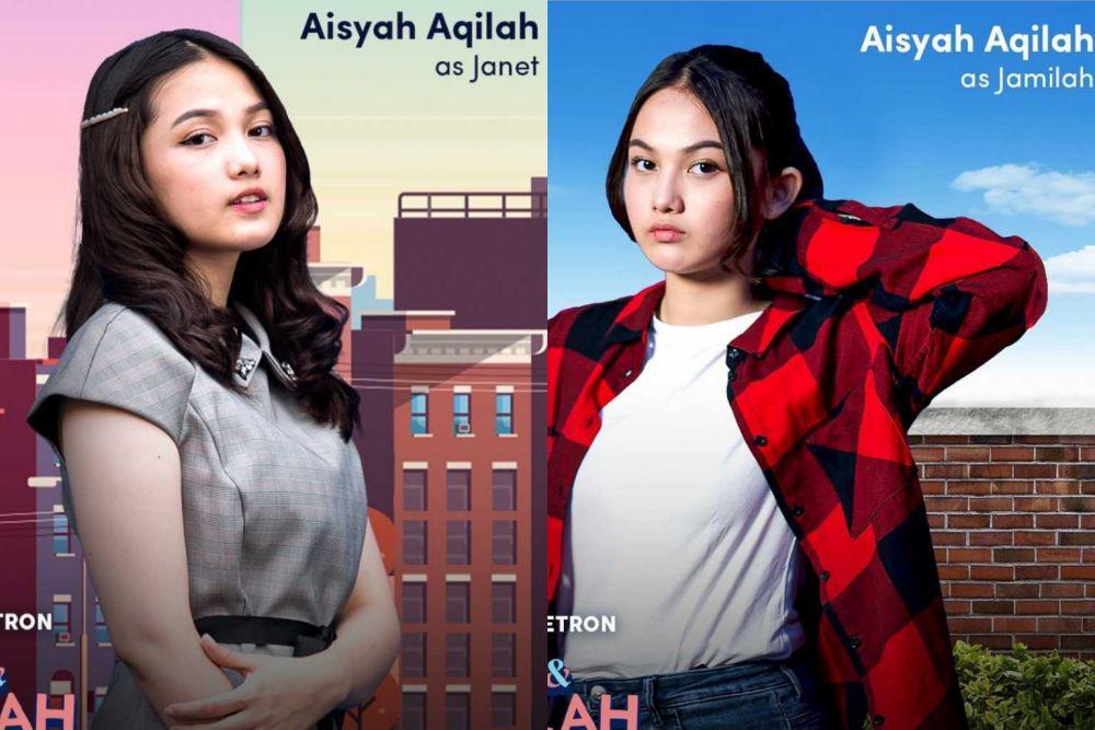 Sudah Tayang, 9 Potret Aisyah Aqilah Pemeran Utama Janet & Jamilah