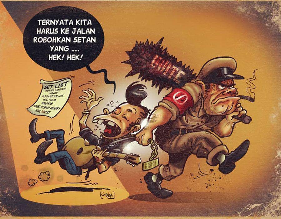 10 Poster Cerdik Seniman Bali, Sindirannya Menusuk Hati
