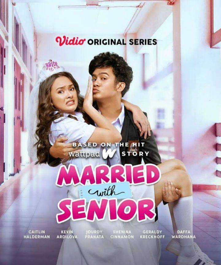 poster web series Married with Senior (instagram.com/caitlinhalderman)