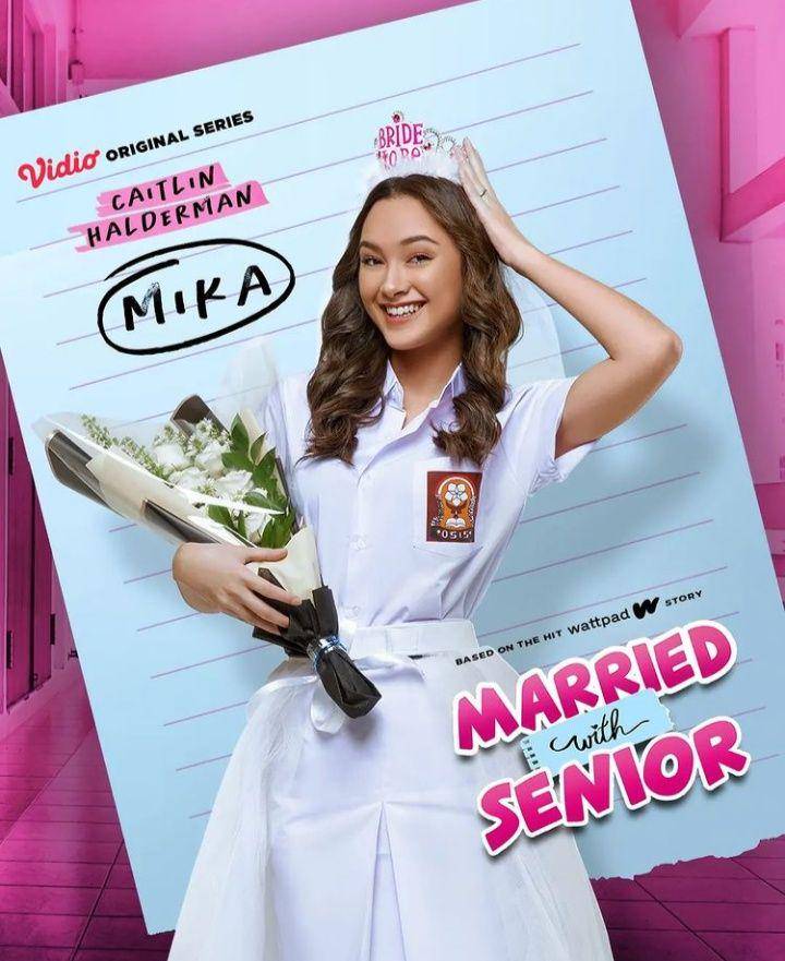 poster Caitlin Halderman di web series Married with Senior (instagram.com/vidiooriginals)